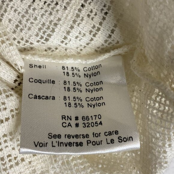 Vineet Bahl Anthropologie Lona Lace Boho Blouse Peasant Cream Black Tassel Top S - Picture 12 of 13